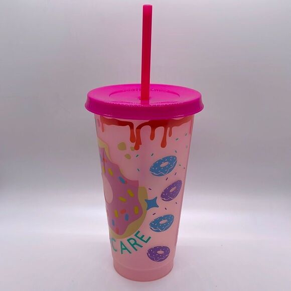 NWT Wool + Pepper Co. I DONUT CARE Color Changing Cold Cup - Picture 7 of 10